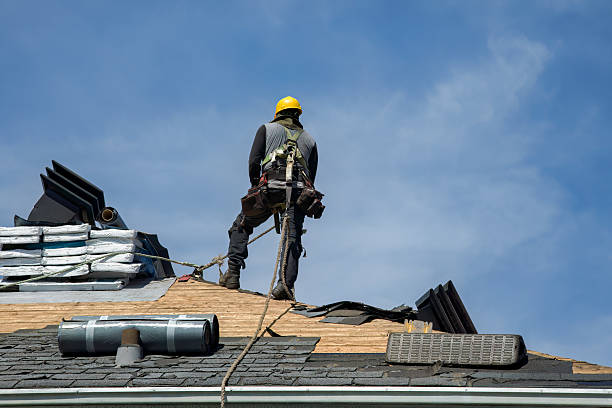 Professional Flat Roof Repair technician working in Gretna, VA